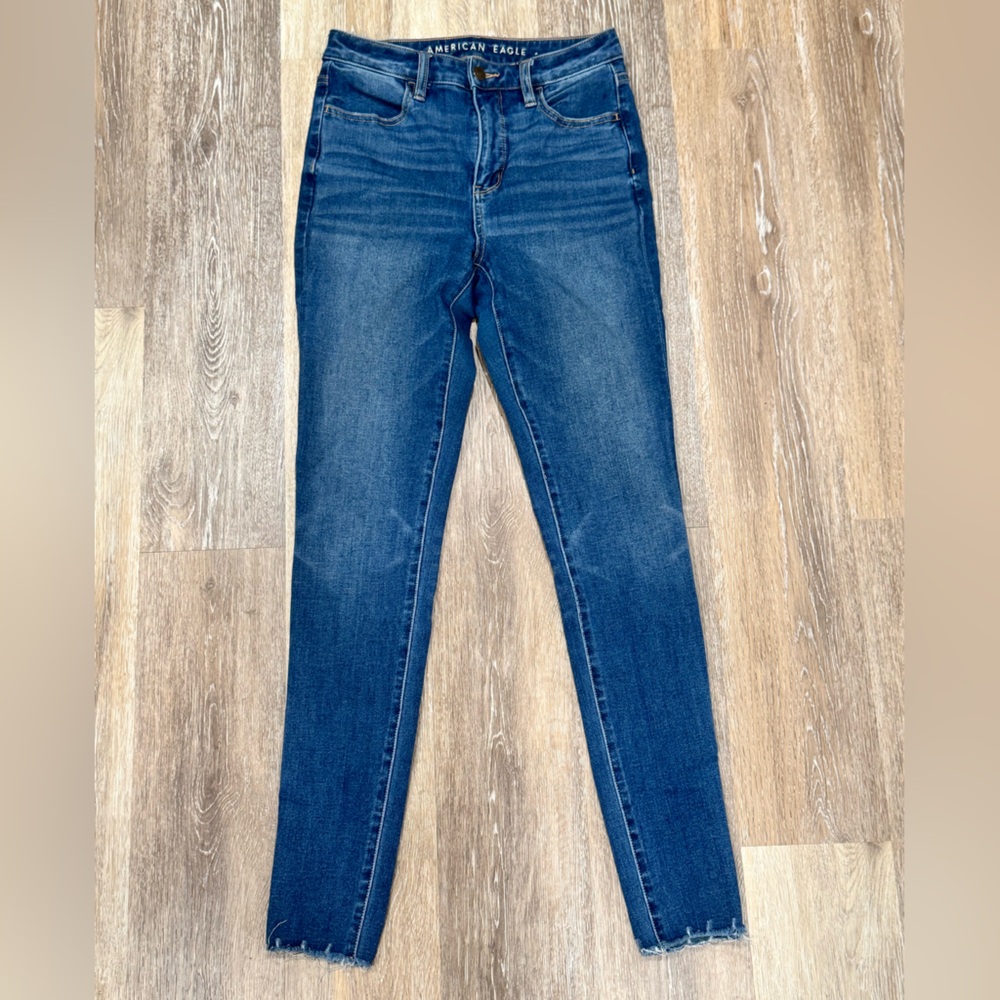 American Eagle Outfitters Dark Blue Skinny Jeans